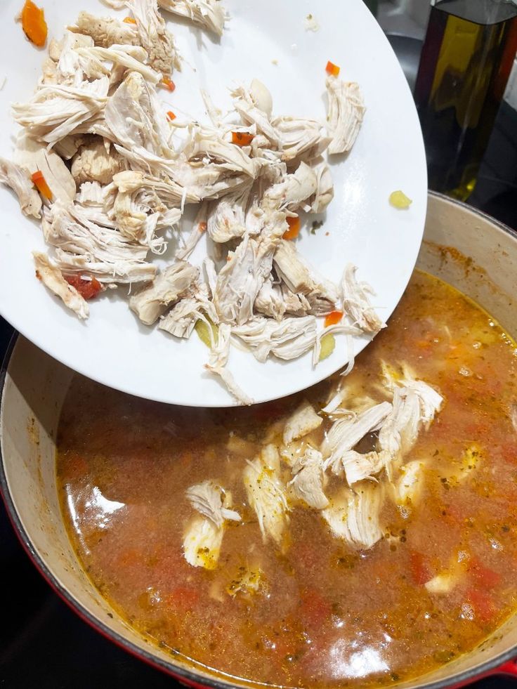Carrabba's Spicy Sicilian Chicken Soup (Mama Mandola's Chicken Soup