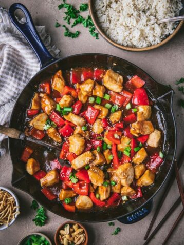 Chicken and Bell Pepper Stir Fry Recipe - Quick and Healthy Dinner