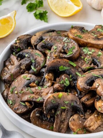 Texas Roadhouse Portobello Mushroom Chicken - The Food Hussy