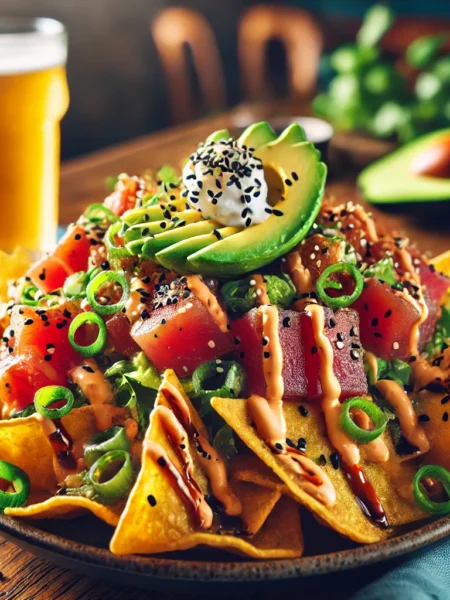 Yard House Poke Nachos Recipe - Delicious Cooks