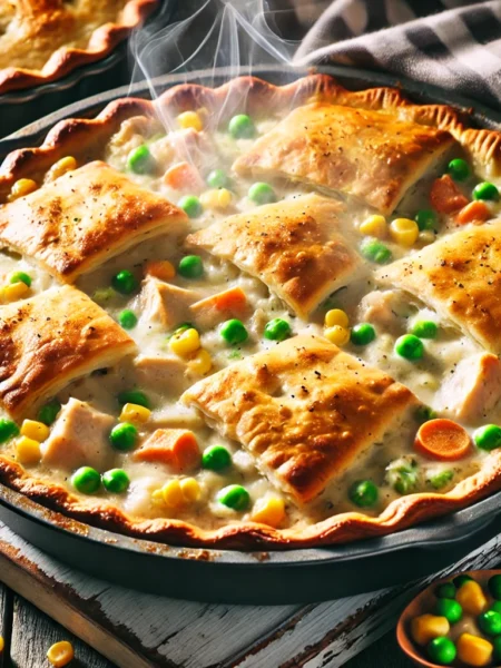 Easy Chicken pot pie casserole