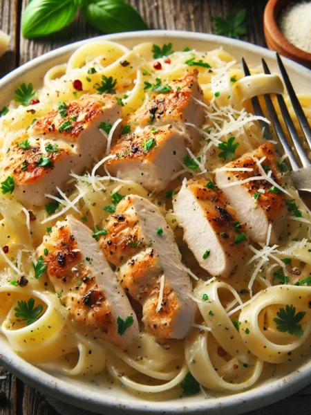 Perfect Garlic Parmesan Chicken Pasta