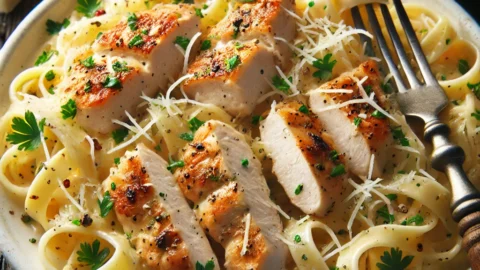 Perfect Garlic Parmesan Chicken Pasta