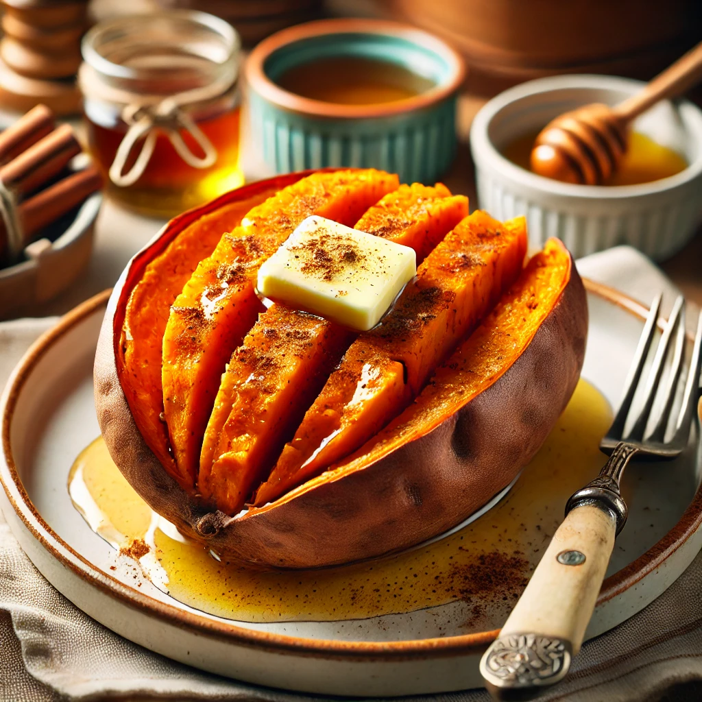 microwave sweet potato